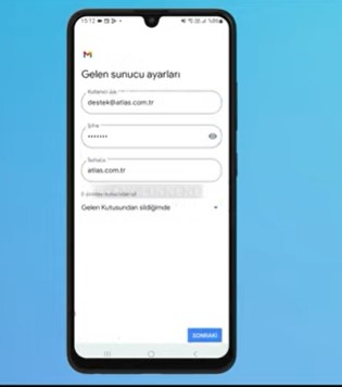 Gmail - Android POP - POP3 Mail hesabı kurulumu